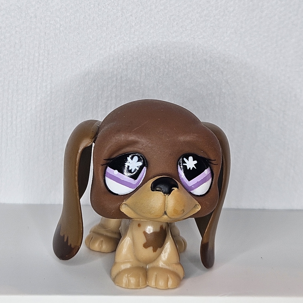 BASSET HOUND‎ DOG #665 - Authentic Littlest Pet Shop - Hasbro LPS